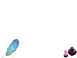 Gif animé joyeuses Pâques plume